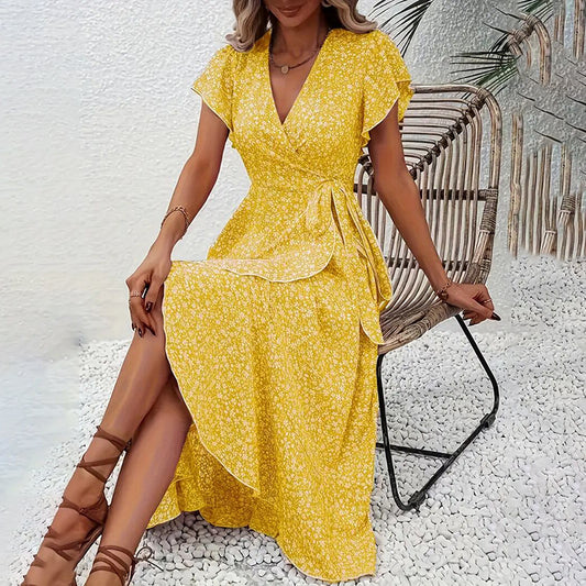 Women's Floral Boho Dress
