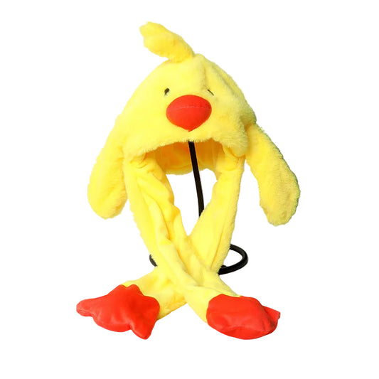 Plush Moving Ear Hat