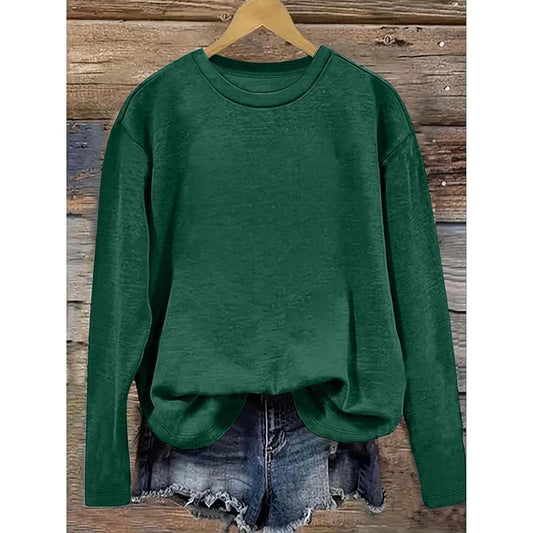 Womens 5 Packs Long Sleeve Crew Neck Tops