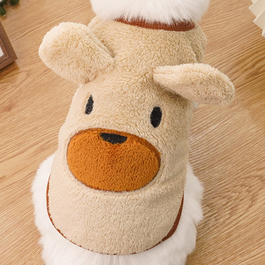Fleece-lined Warm Pet Dog Clothes