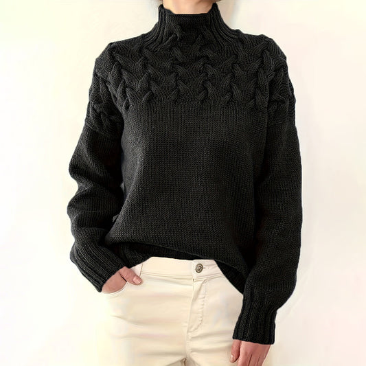 Plus Size Women's Turtleneck