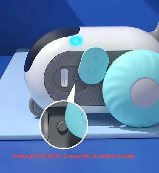 Remote Control Smart Cat Car Toy — Automatic Self-Moving, Obstacle-Avoiding Interactive Toy with USB Charging & Replacement Head
