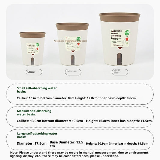 Water Storage Self-absorbent Flowerpot